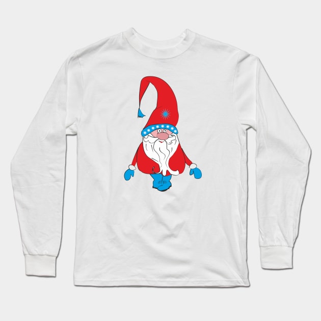 Gnome Long Sleeve T-Shirt by Alekvik